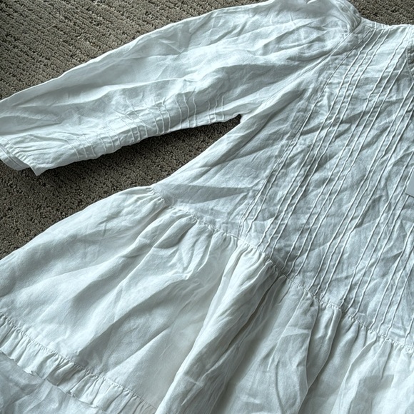 Morton Mac Dalia Dress in White - Picture 3 of 12